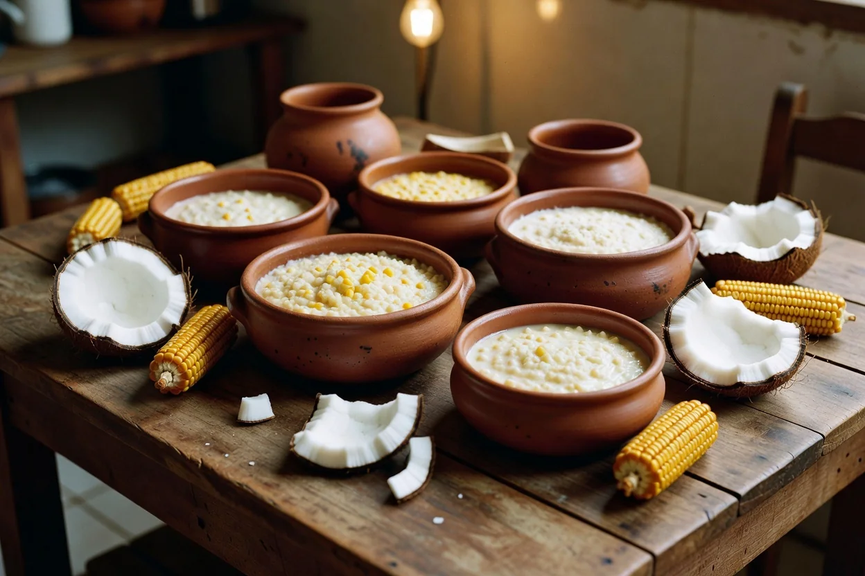Mungunzá, canjica e pamonha: a cozinha de festa do interior da Bahia